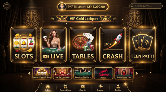 Main screen of JJwin casino page for PK players
